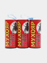 Липкая лента от мух "Мухояр", 3 штуки