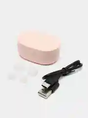 Розовый беспроводные наушники