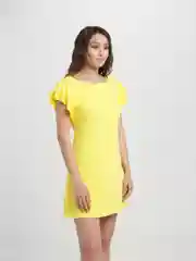 Желтый платье женское