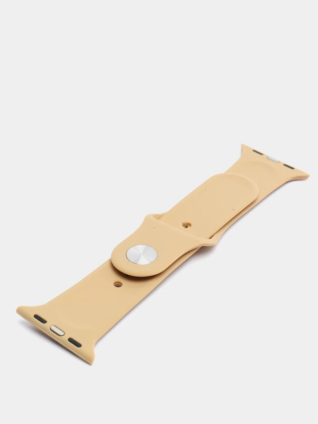 Карамельный силиконовый ремешок для Apple Watch 3, 4, 5, 6, 7, SE на 38/42/40/44