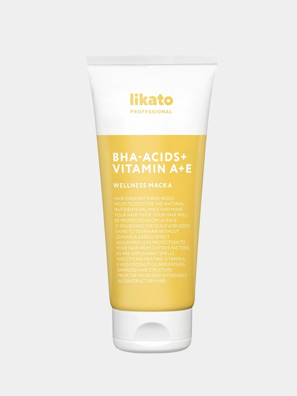Маска WELLNESS Likato Professional для придания дополнительного объема и блеска, 200 мл