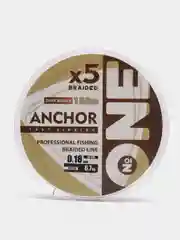Леска плетёная №One Anchor X5, 150 м