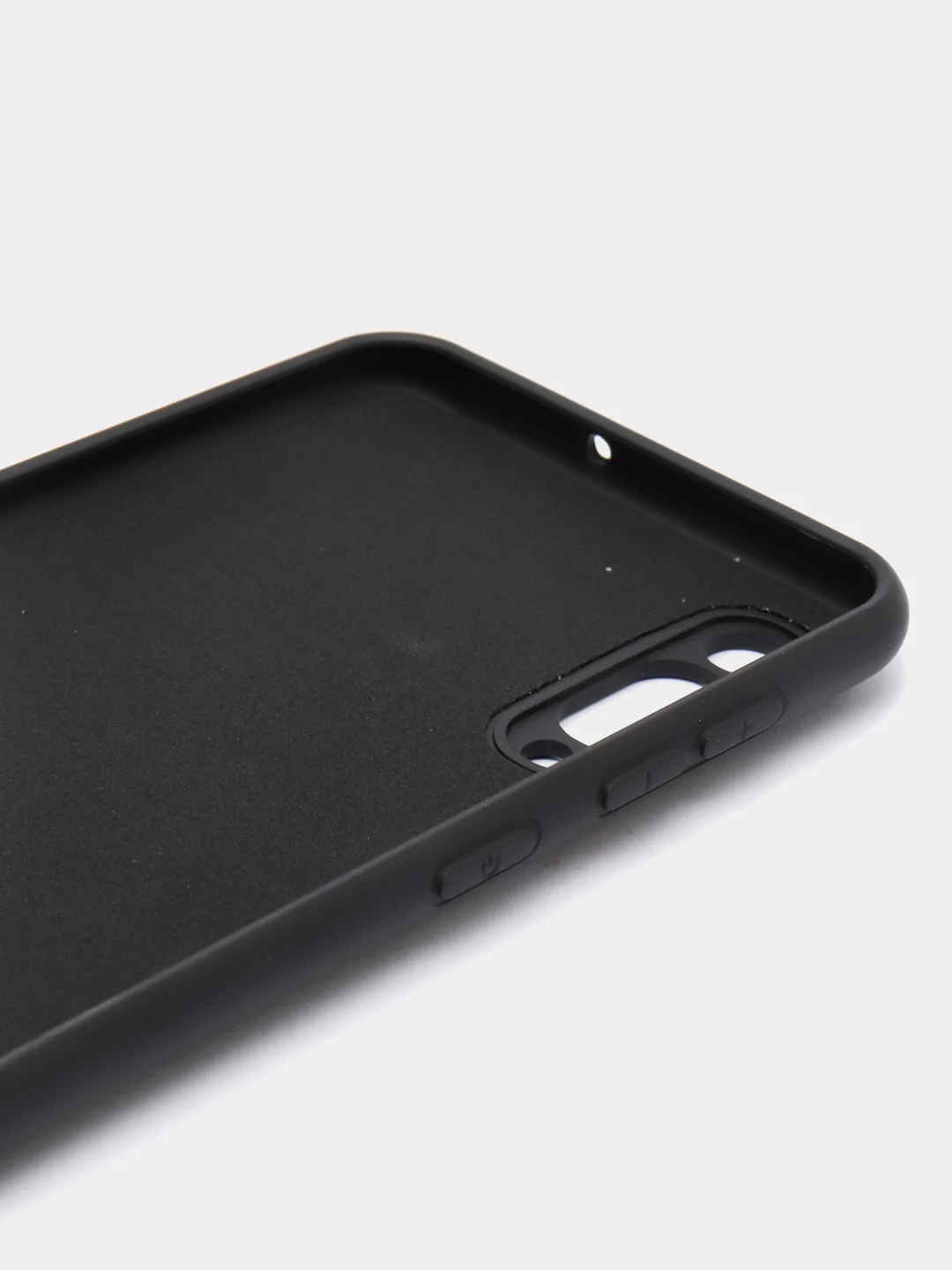 Черный чехол для Samsung A02S, A21S, A12, A50, A01core, A10, A52, M31S, A11/M11, A41, A32 бархат