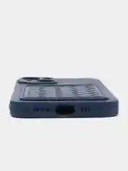 Синий чехол с карманом для карты и мягкой вставкой для iPhone 13, 13 Pro, 13 Pro Max