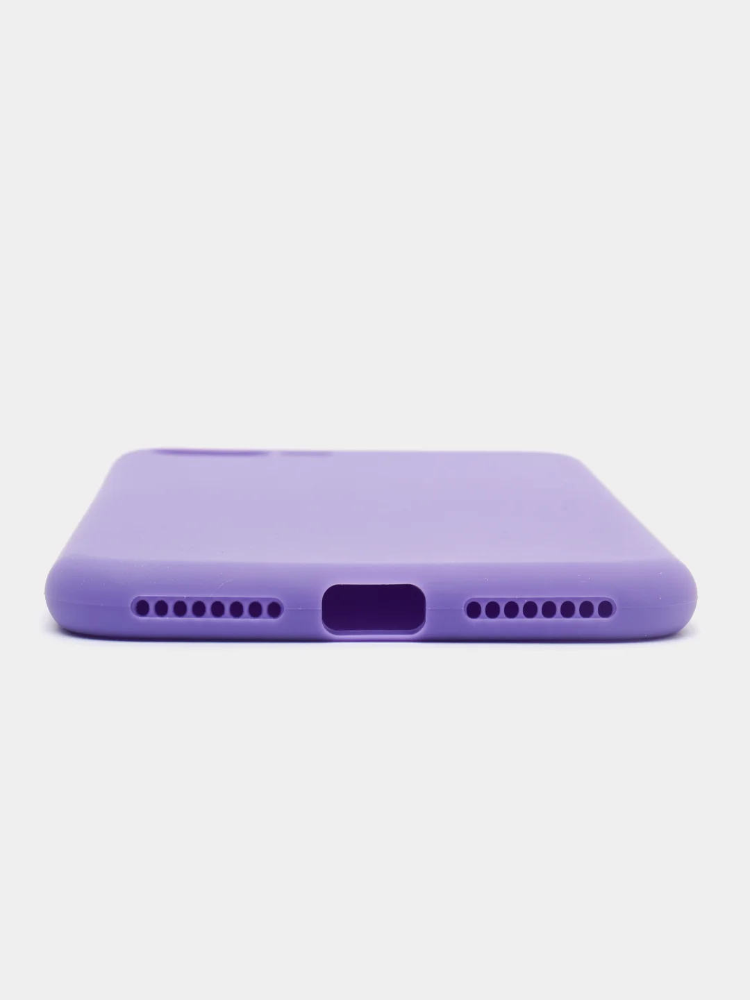 Фиолетовый чехол силиконовый на Айфон (iPhone) 11, 14, 13, 12, XR, XS, X,6s,7, 8, SE, Pro, Max, Plus