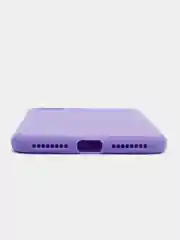 Фиолетовый чехол силиконовый на Айфон (iPhone) 11, 14, 13, 12, XR, XS, X,6s,7, 8, SE, Pro, Max, Plus