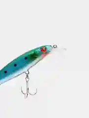 Бирюзовый рыболовный воблер "Минноу" (Minnow), 10 см, 13 г, 10 цветов