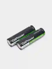 Аккумуляторы АА GoPower, 2 шт, пальчиковые аккумуляторные батарейки, Ni-MH