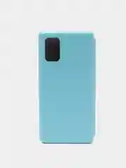 Голубой чехол-книжка для Samsung Galaxy A03s