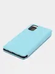 Голубой чехол-книжка для Samsung Galaxy A03s