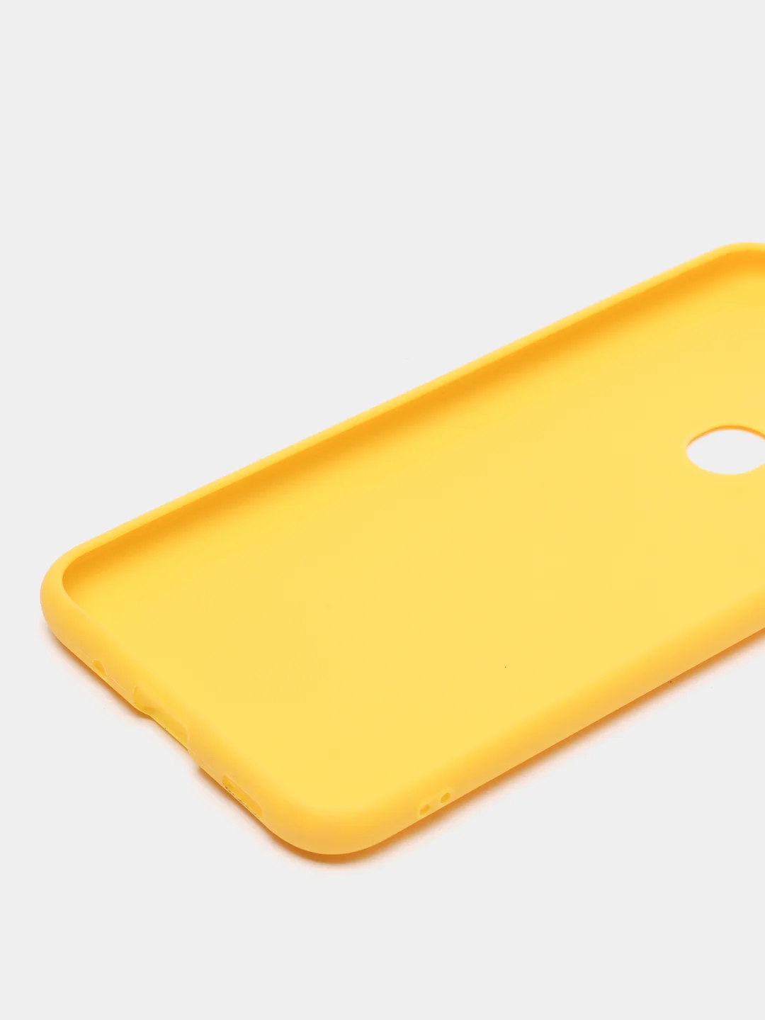 Желтый чехол для Samsung A11/A115F/M11 силиконовый, матовый, однотонный