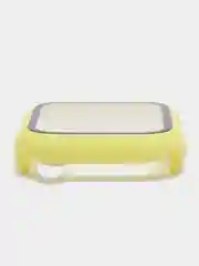 Лимонный бампер с защитным стеклом для Apple Watch 38/40/41/42/44/45/49