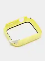 Лимонный бампер с защитным стеклом для Apple Watch 38/40/41/42/44/45/49