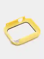 Лимонный бампер с защитным стеклом для Apple Watch 38/40/41/42/44/45/49