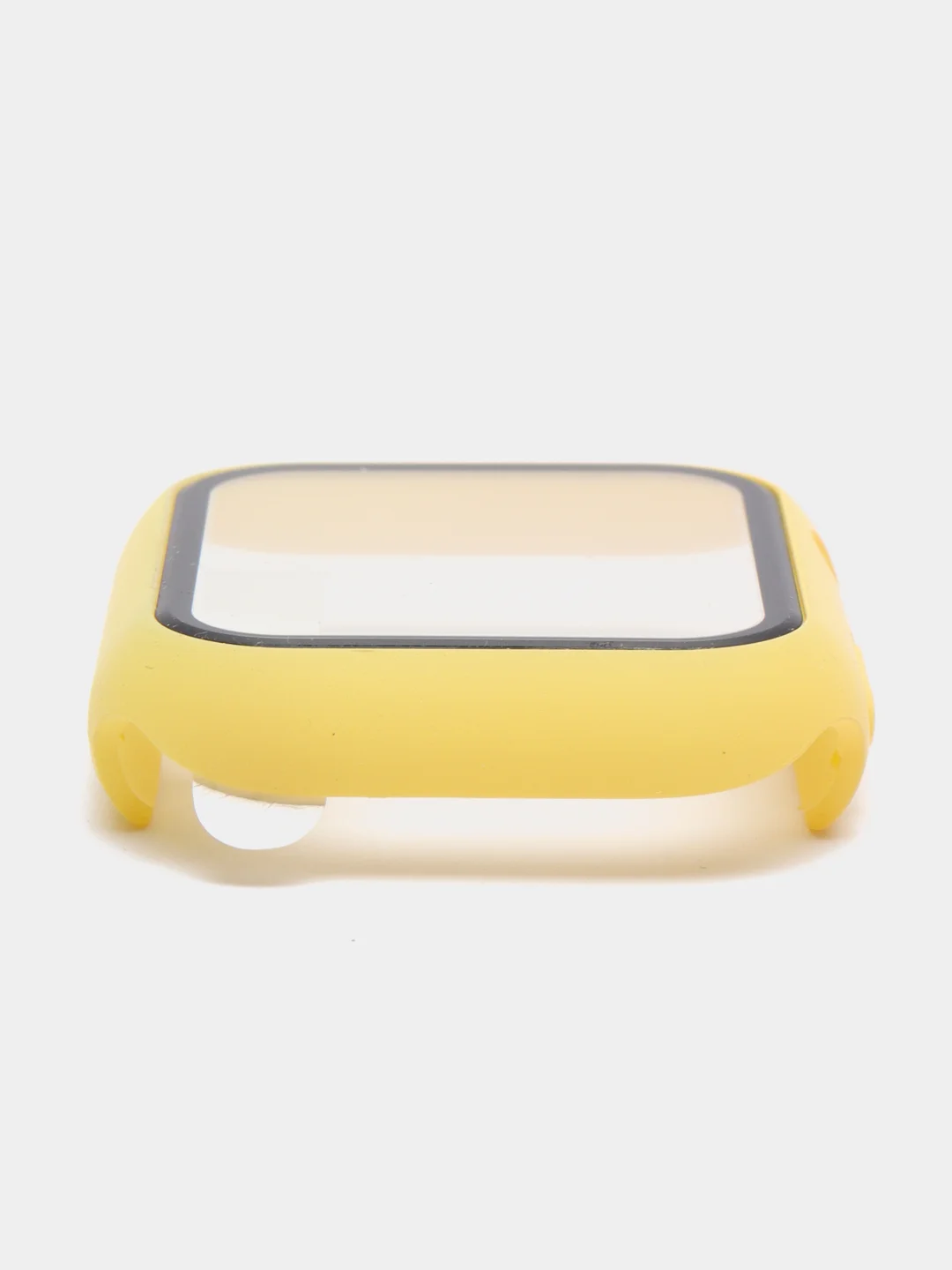 Лимонный бампер с защитным стеклом для Apple Watch 38/40/41/42/44/45/49