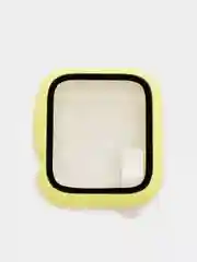 Лимонный бампер с защитным стеклом для Apple Watch 38/40/41/42/44/45/49