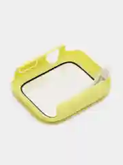 Лимонный бампер с защитным стеклом для Apple Watch 38/40/41/42/44/45/49