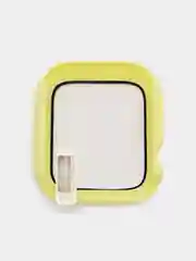 Лимонный бампер с защитным стеклом для Apple Watch 38/40/41/42/44/45/49