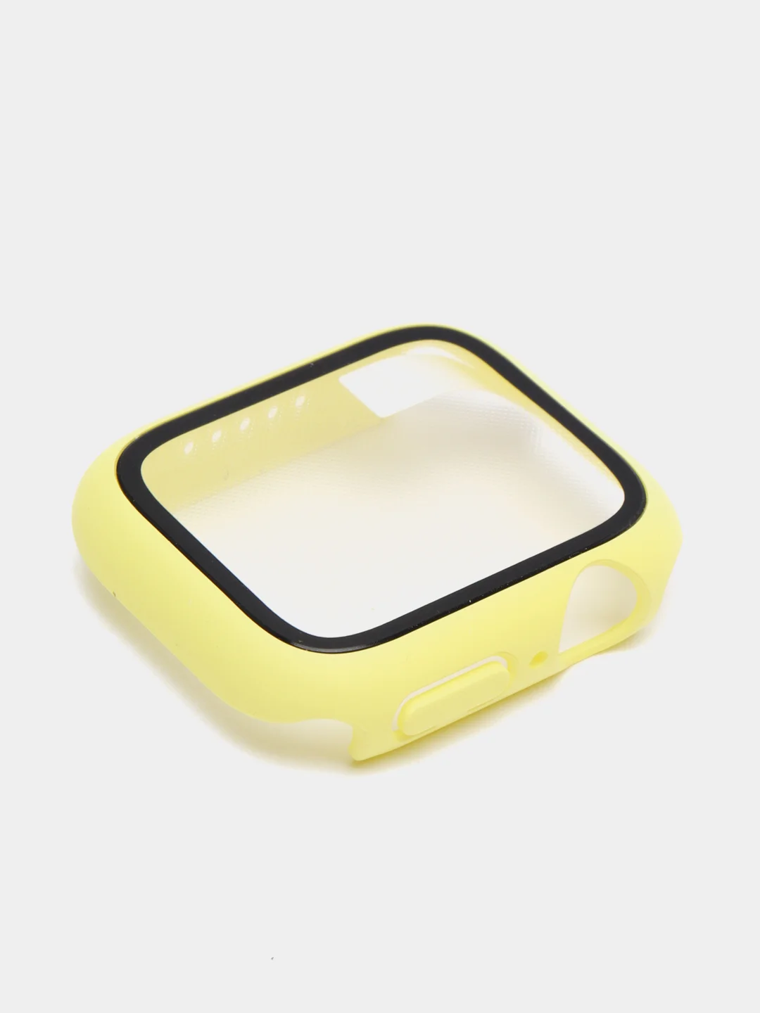 Лимонный бампер с защитным стеклом для Apple Watch 38/40/41/42/44/45/49