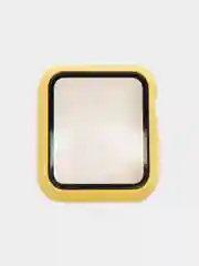 Лимонный бампер с защитным стеклом для Apple Watch 38/40/41/42/44/45/49