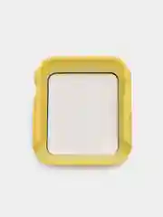 Лимонный бампер с защитным стеклом для Apple Watch 38/40/41/42/44/45/49
