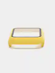 Лимонный бампер с защитным стеклом для Apple Watch 38/40/41/42/44/45/49