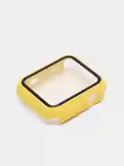 Лимонный бампер с защитным стеклом для Apple Watch 38/40/41/42/44/45/49