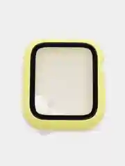 Лимонный бампер с защитным стеклом для Apple Watch 38/40/41/42/44/45/49