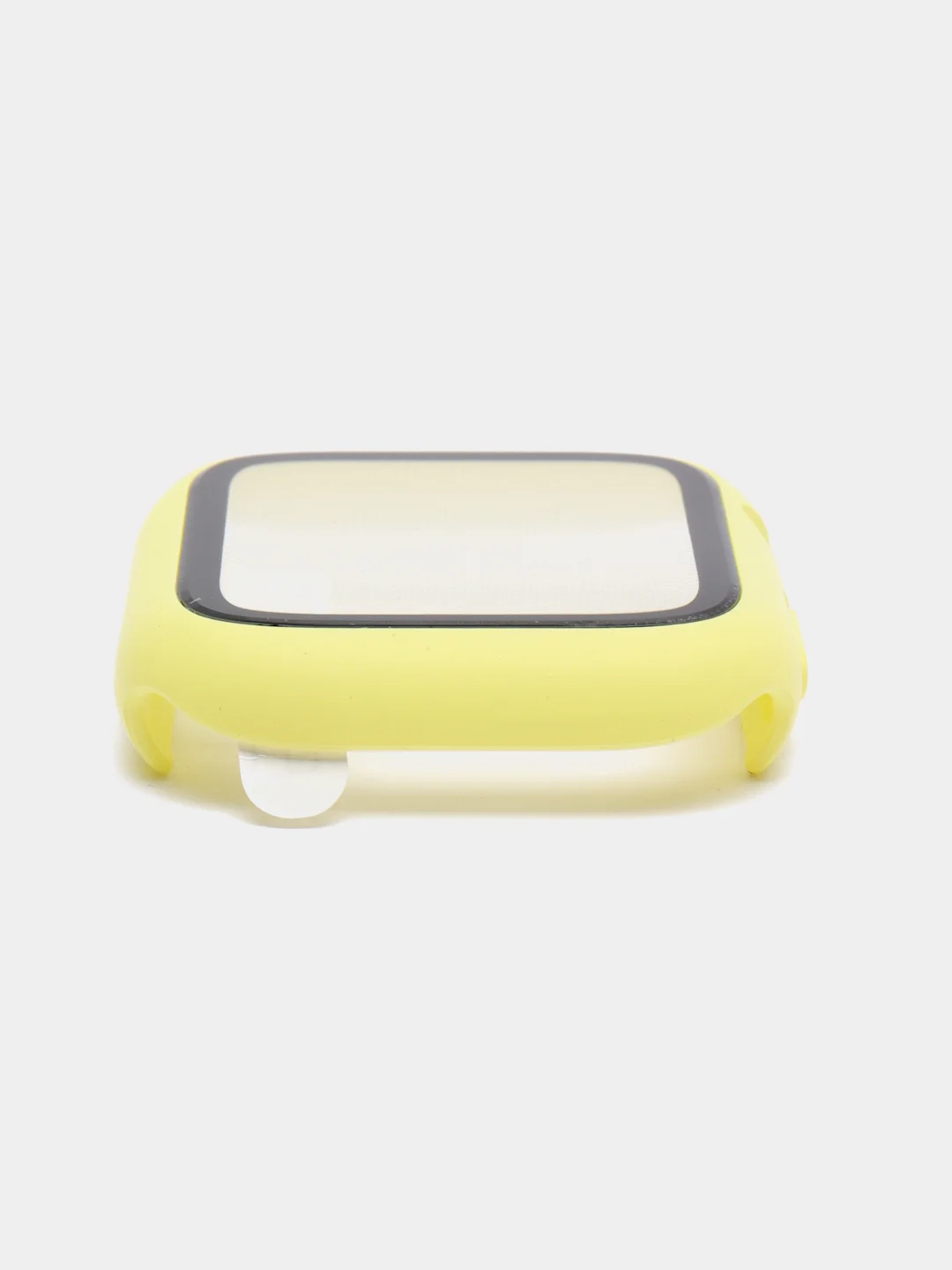 Лимонный бампер с защитным стеклом для Apple Watch 38/40/41/42/44/45/49