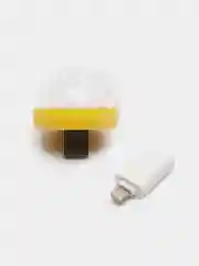 Белый мини диско шар от USB
