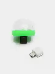 Зеленый мини диско шар от USB