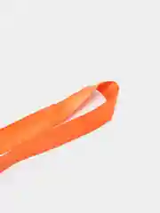 Оранжевый бейдж пластиковый горизонтальный