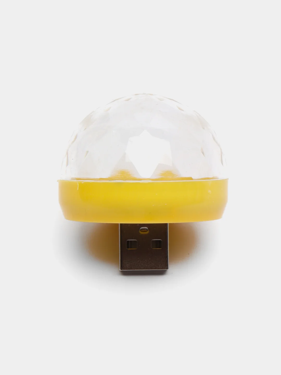 Белый мини диско шар от USB