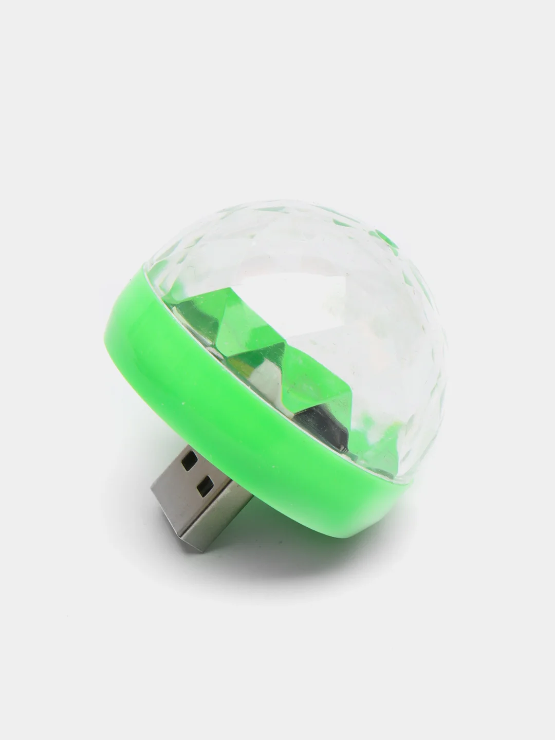 Зеленый мини диско шар от USB