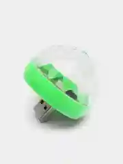 Зеленый мини диско шар от USB