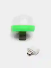 Зеленый мини диско шар от USB