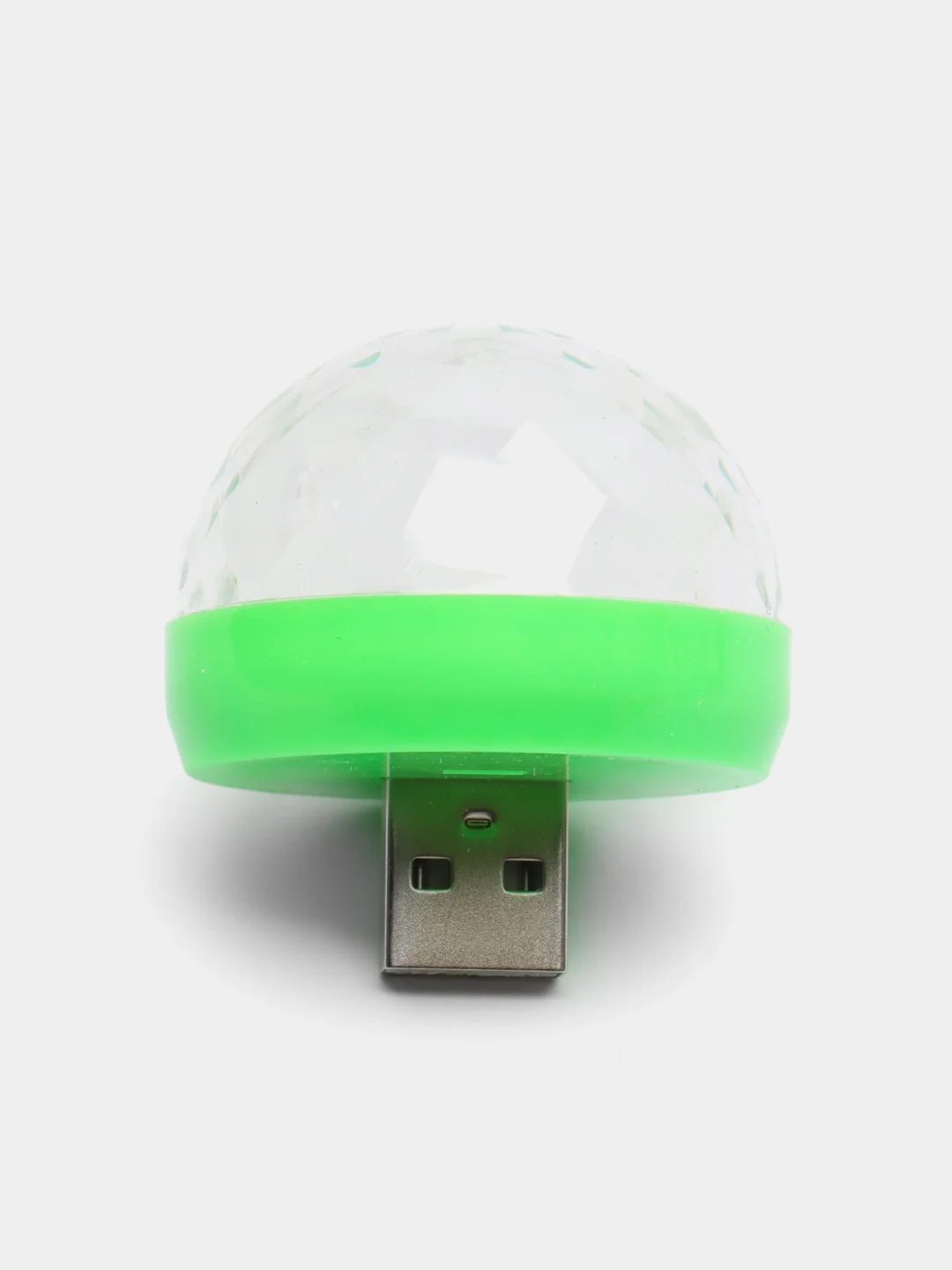 Зеленый мини диско шар от USB