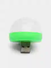 Зеленый мини диско шар от USB