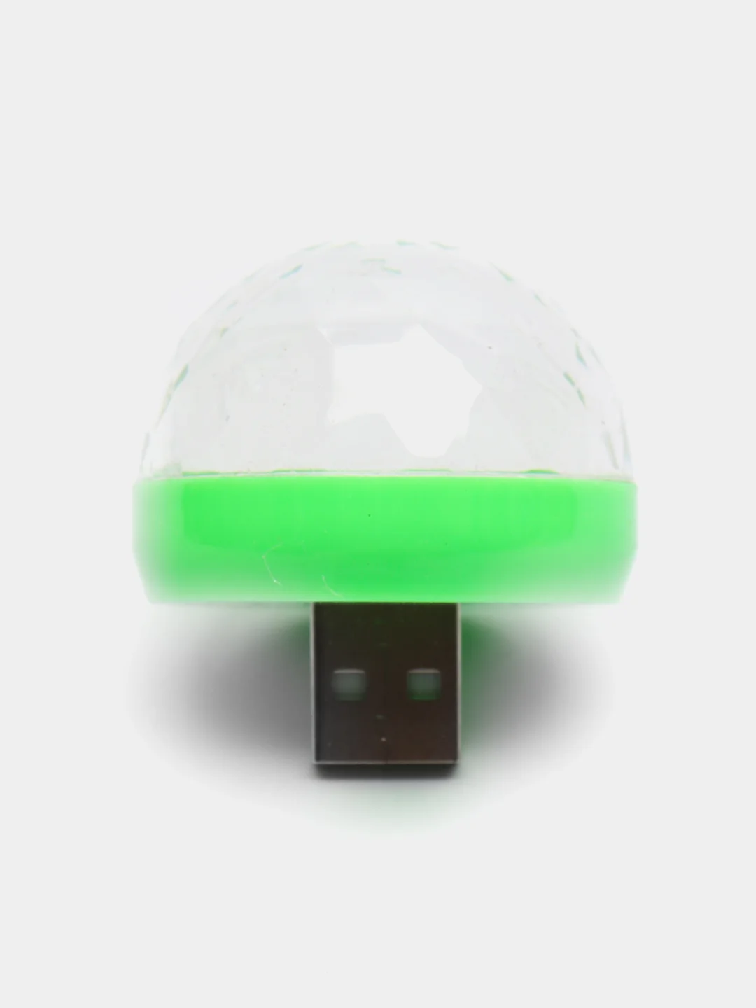Зеленый мини диско шар от USB