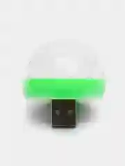 Зеленый мини диско шар от USB