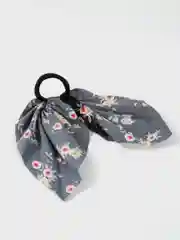 Черный бант на резинке, заколка для волос с искусственным жемчугом
