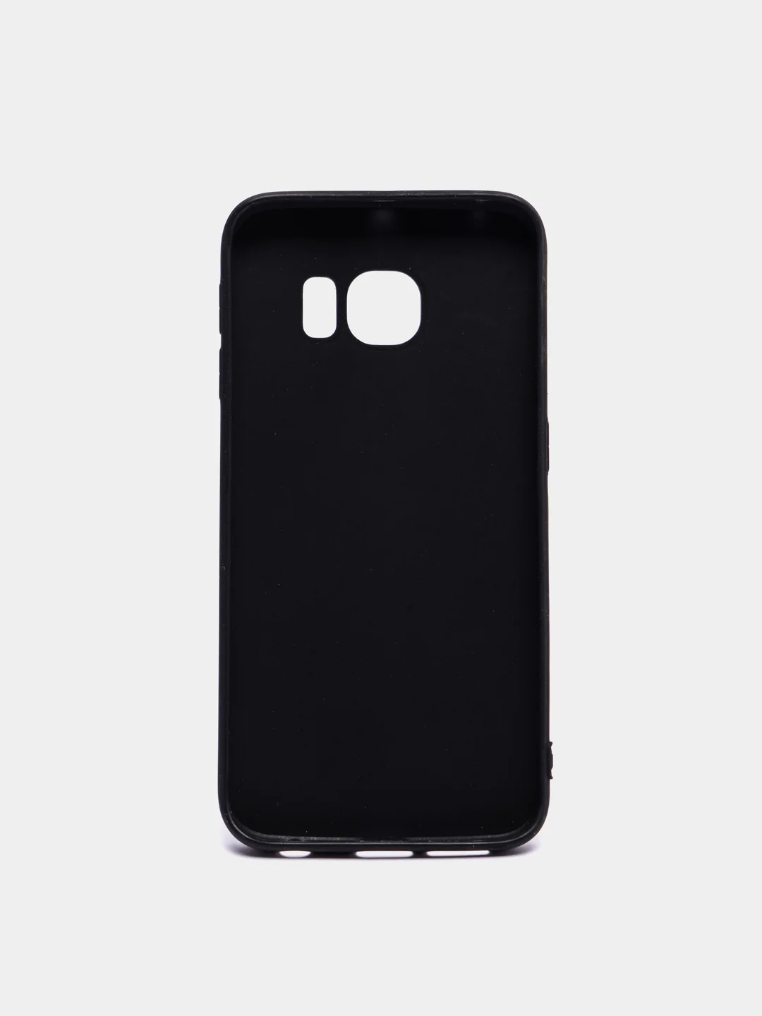 Угольный чехол Samsung Galaxy S6 Edge, Самсунг Галакси С6 Эдж черный силиконовый