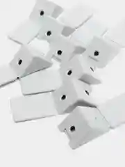 Серый уголок мебельный, пластик