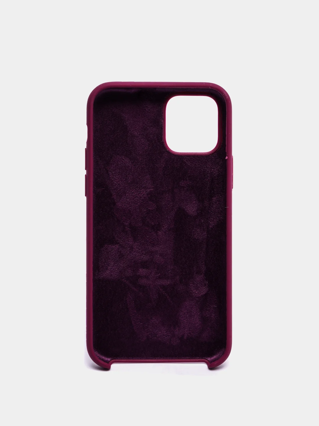Багровый чехол для iPhone 12, 11, 7, 8, Pro, Max, Plus силиконовый айфон