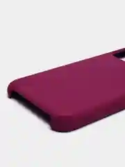 Багровый чехол для iPhone 12, 11, 7, 8, Pro, Max, Plus силиконовый айфон