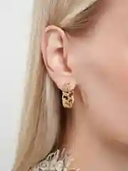 Прозрачный серьги женские, классические, цепочки