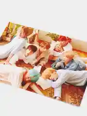 Лимонный конверт подарочный для денег с фото открыткой k-pop "BTS"