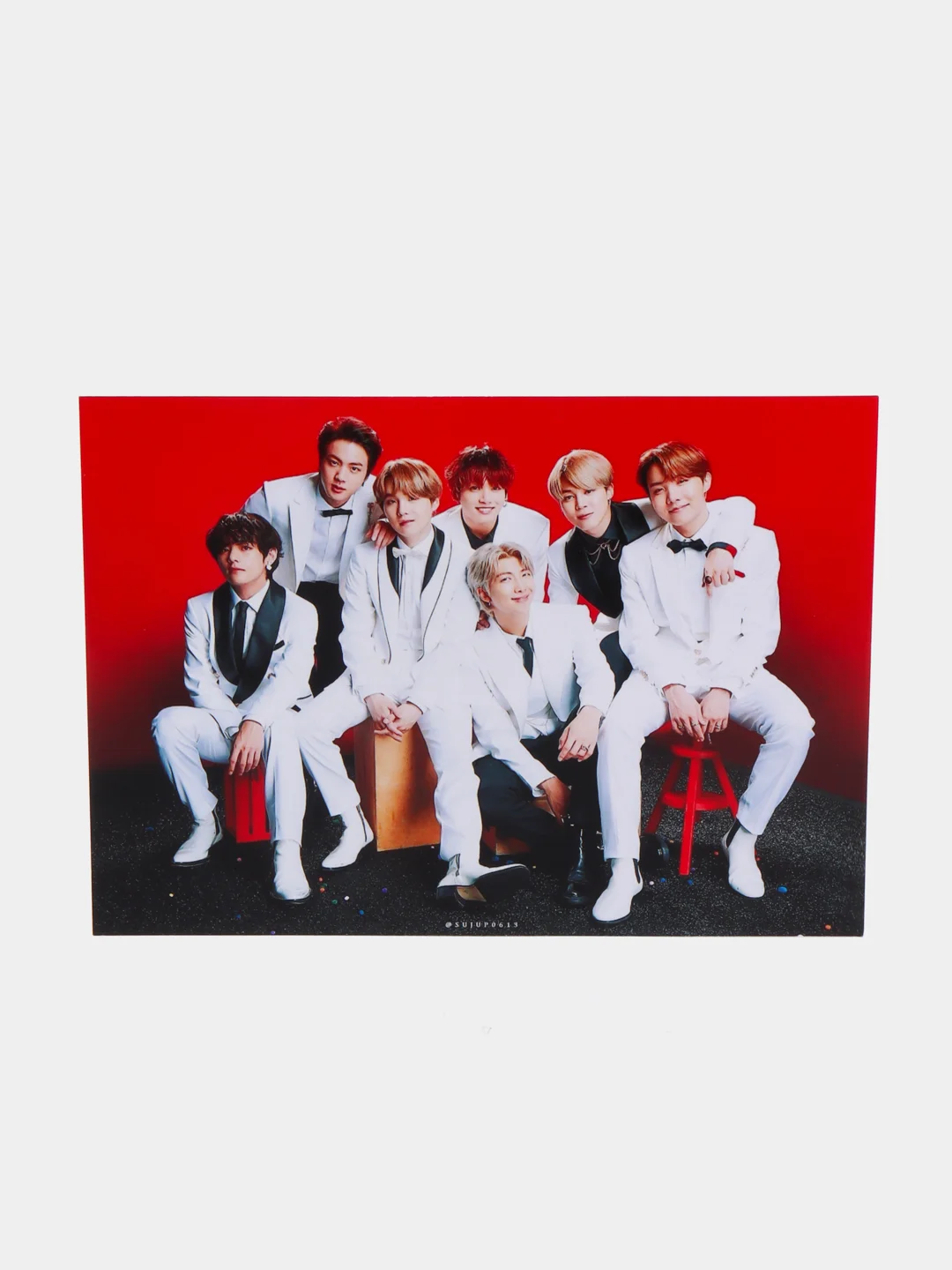 Манго конверт подарочный для денег с фото открыткой k-pop "BTS"