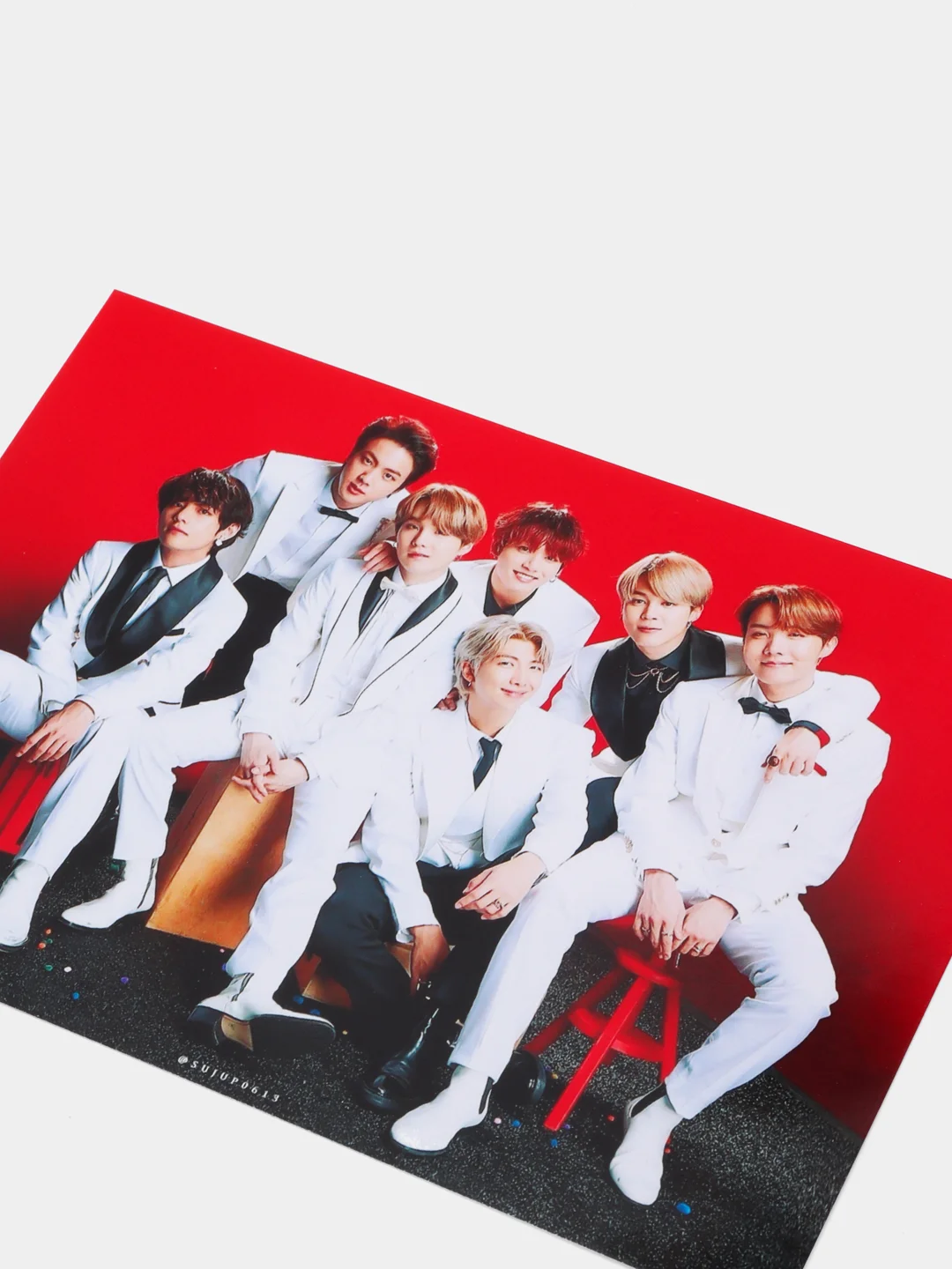 Манго конверт подарочный для денег с фото открыткой k-pop "BTS"