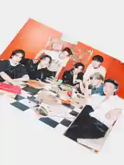 Прозрачный конверт подарочный для денег с фото открыткой k-pop "BTS"